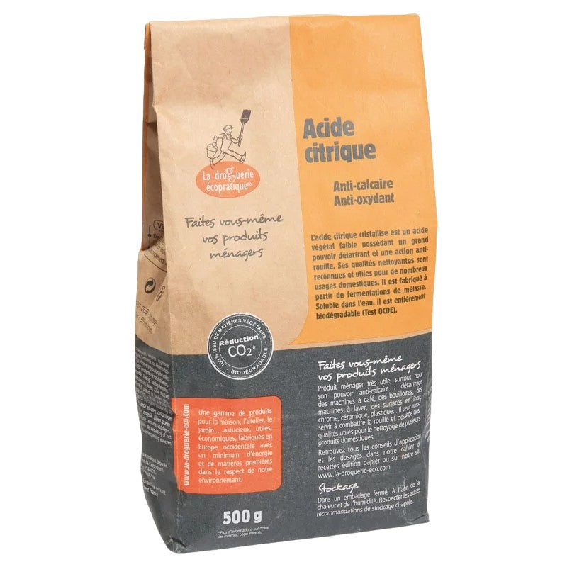 Acide citrique - 500g - La droguerie écopratique