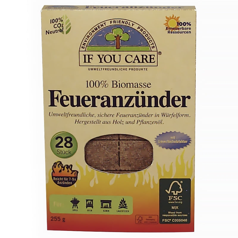Umweltfreundliche Anzündhölzer aus Holz – 28 Stück – Für alle, die Wert auf Nachhaltigkeit legen
