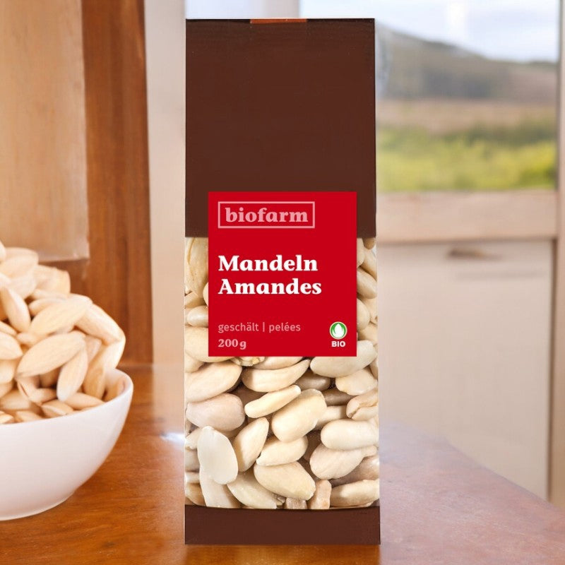 Bio-Mandeln, geschält – 200 g – Biofarm