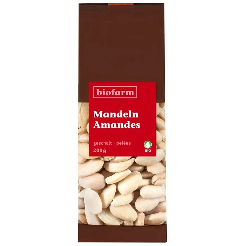 Bio-Mandeln, geschält – 200 g – Biofarm