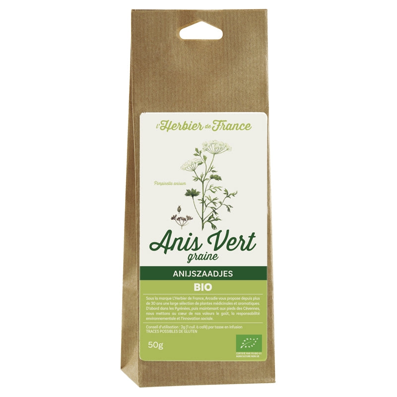 Bio-Grünanis (Samen) – 50 g – L'Herbier de France