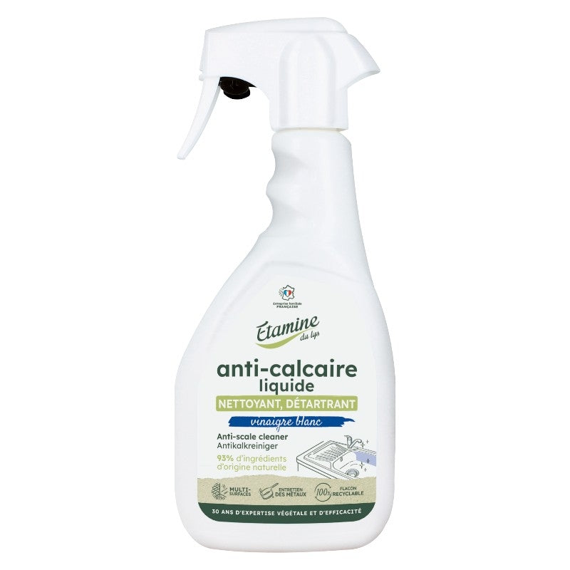 Anti-calcaire liquide écologique vinaigre blanc - 500ml - Etamine du Lys