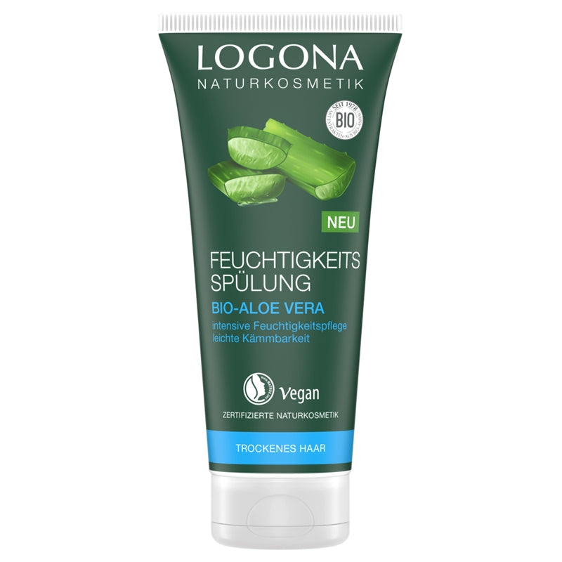 Logona Bio-Feuchtigkeitsspülung mit Aloe Vera – 200 ml