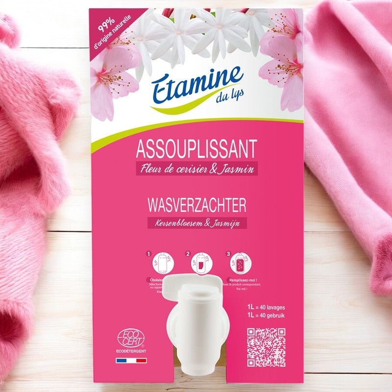 Assouplissant écologique fleur de cerisier & jasmin - 10kg - Etamine du Lys