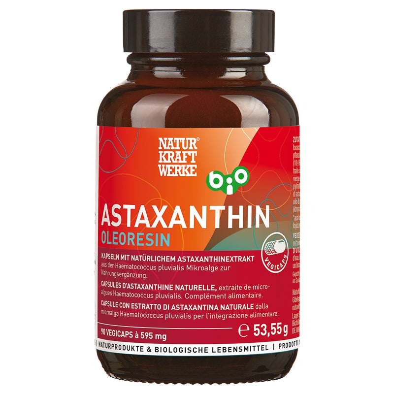 BIO-Astaxanthin – 90 Kapseln à 595 mg – NaturKraftWerke