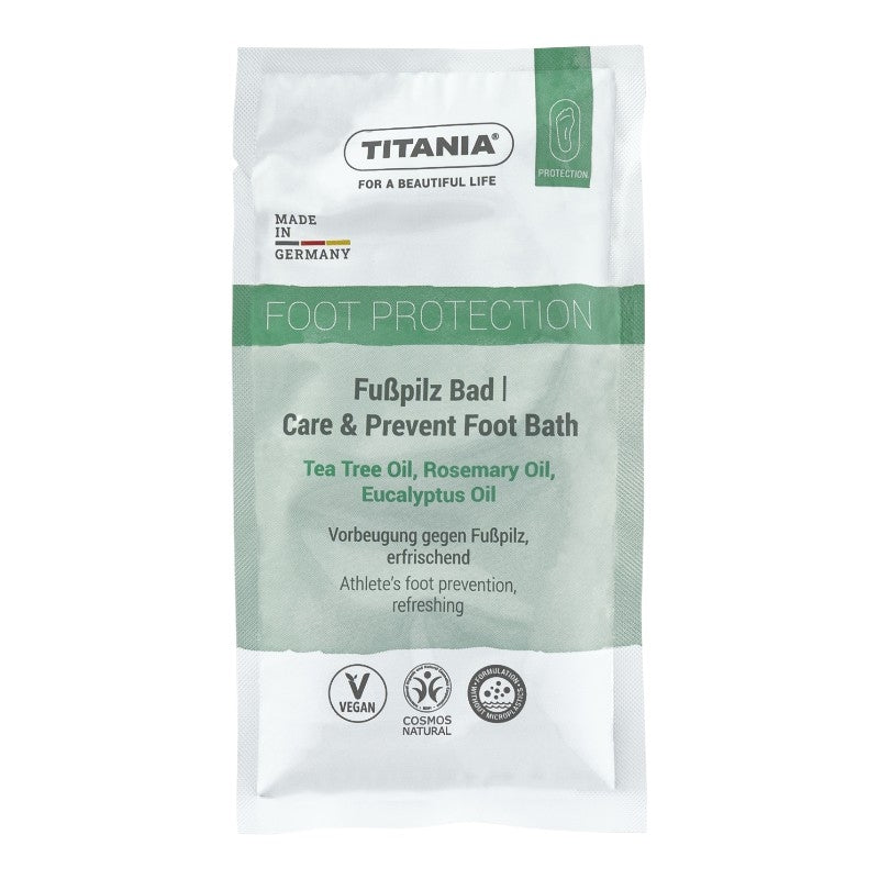 Fußbad mit Teebaum und Rosmarin – 40 g – Titania