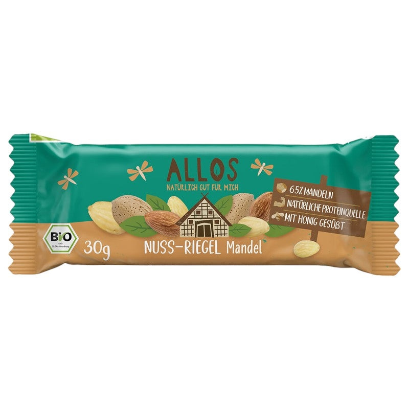 Bio-Walnuss-Mandel-Riegel – 30 g – Allos