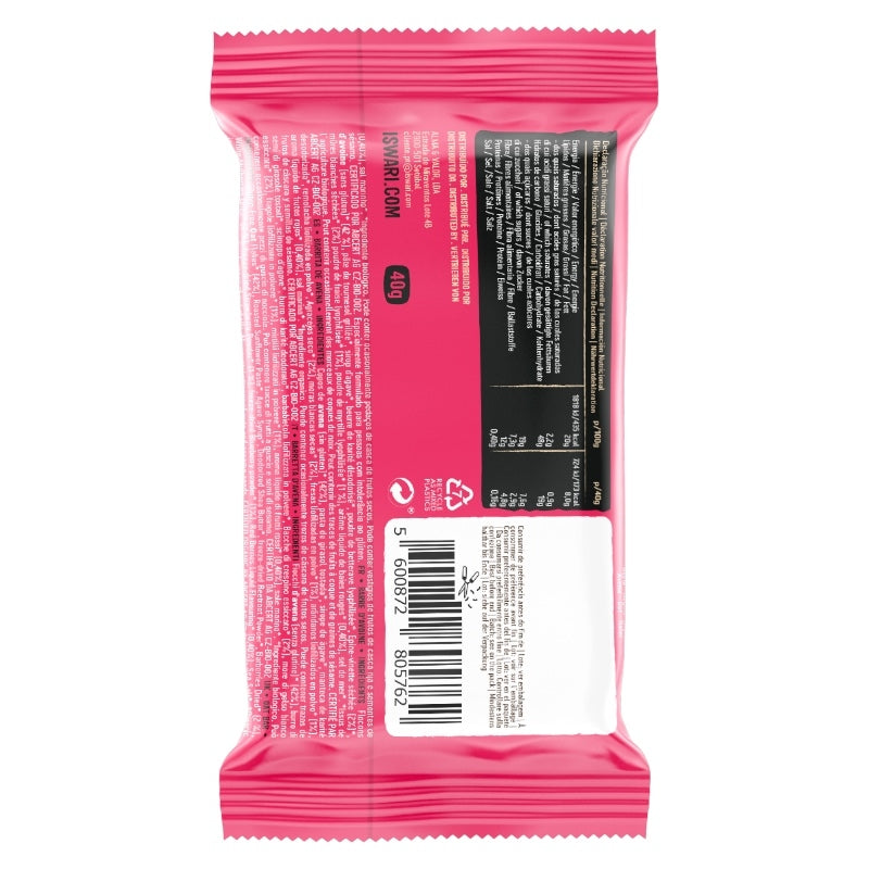 Bio-Haferriegel mit roten Beeren – 40 g – Iswari