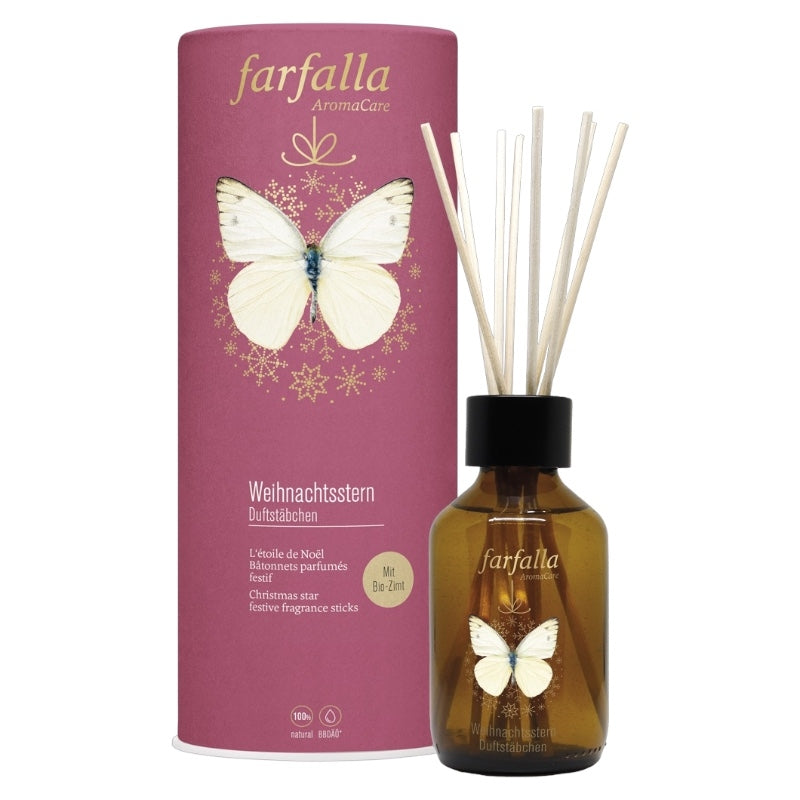 Weihnachtsstern-Duftstäbchen - 150 ml - Farfalla