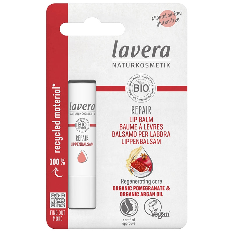 Repair BIO Lippenbalsam mit Granatapfel und Arganöl – 4,5 g – Lavera