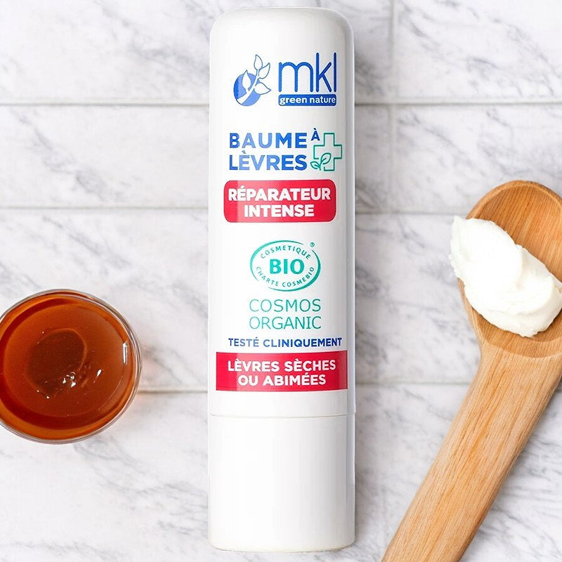 Intensiv reparierender Lippenbalsam mit Bio-Honig – 4 g – MKL Green Nature