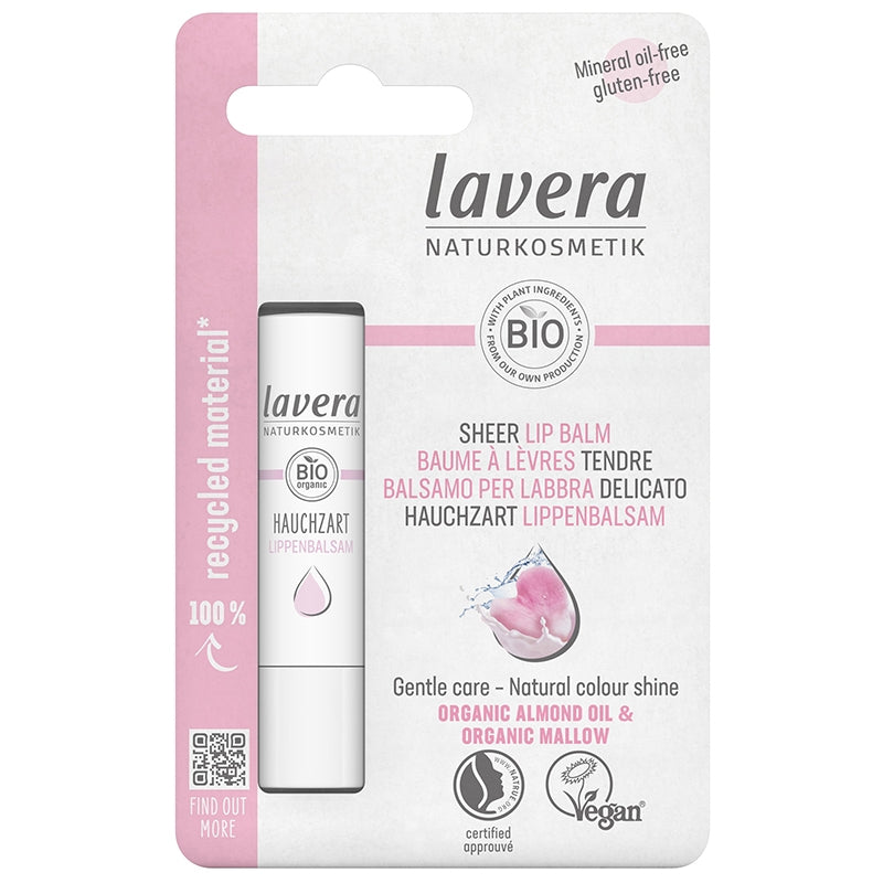 Zarter Bio-Lippenbalsam mit Mandel und Malve – 4,5 g – Lavera