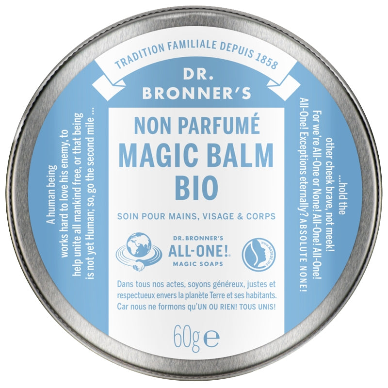 Magischer Hand-, Gesichts- und Körperbalsam – Bio, parfümfrei – 60 g – Dr. Bronner's