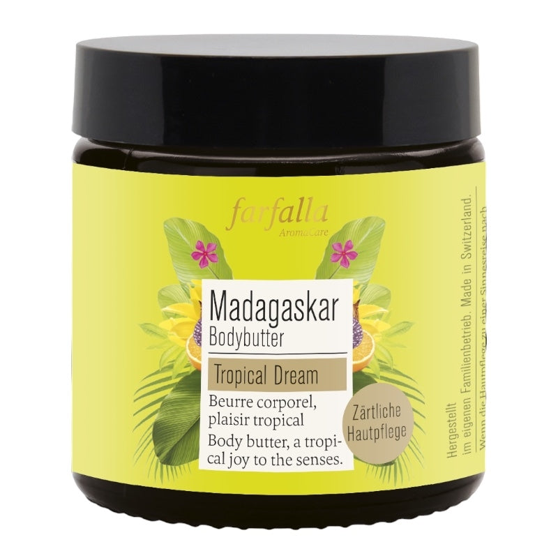 Beurre corporel plaisir tropical BIO vanille & coco - 100ml - Farfalla