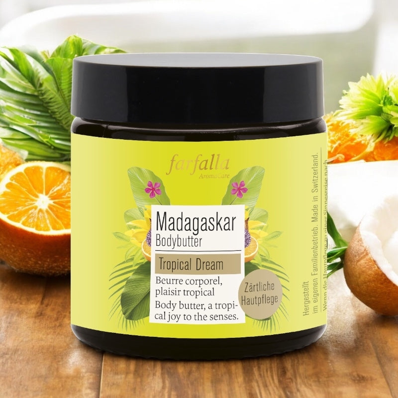 Beurre corporel plaisir tropical BIO vanille & coco - 100ml - Farfalla