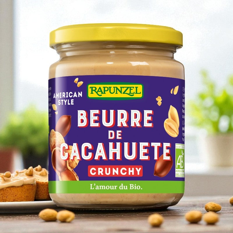 Beurre de cacahuète à l'américaine BIO - 250g - Rapunzel