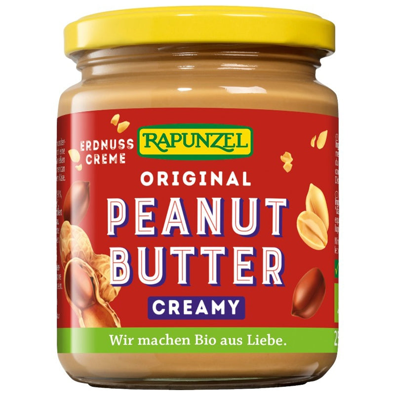 Bio-Erdnussbutter, cremig, 250 g, Rapunzel