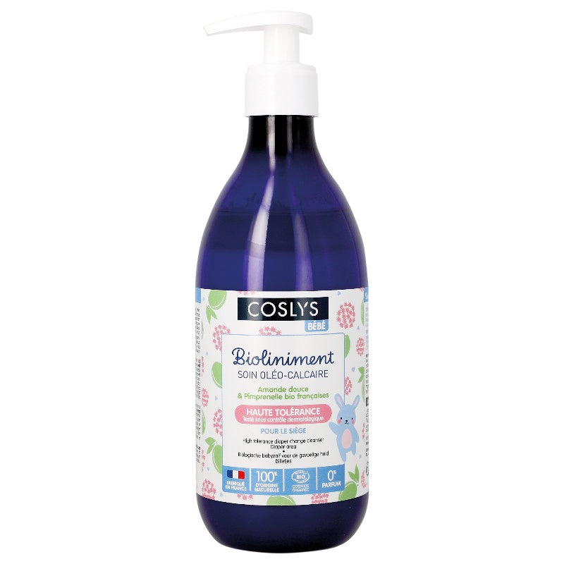 Bioliniment oléo-calcaire bébé BIO pimprenelle - 500ml - Coslys