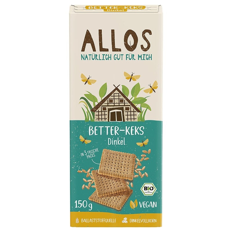 Bio-Dinkelkekse - 150 g - Allos