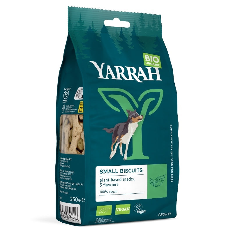 Biscuits végétariens & végétaliens pour petit chien BIO - 250g - Yarrah