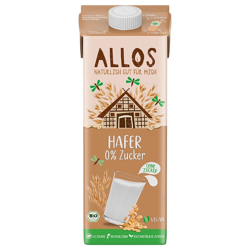 Bio-Haferdrink (ungesüßt) – 1 l – Allos