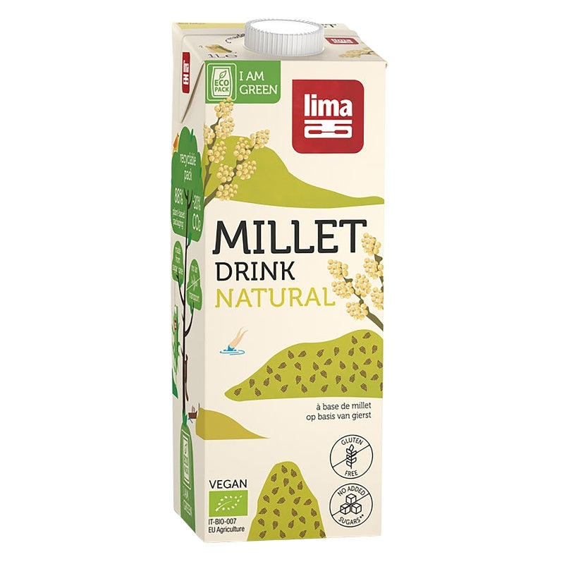 Bio-Hirse-Naturdrink - 1L - Lima