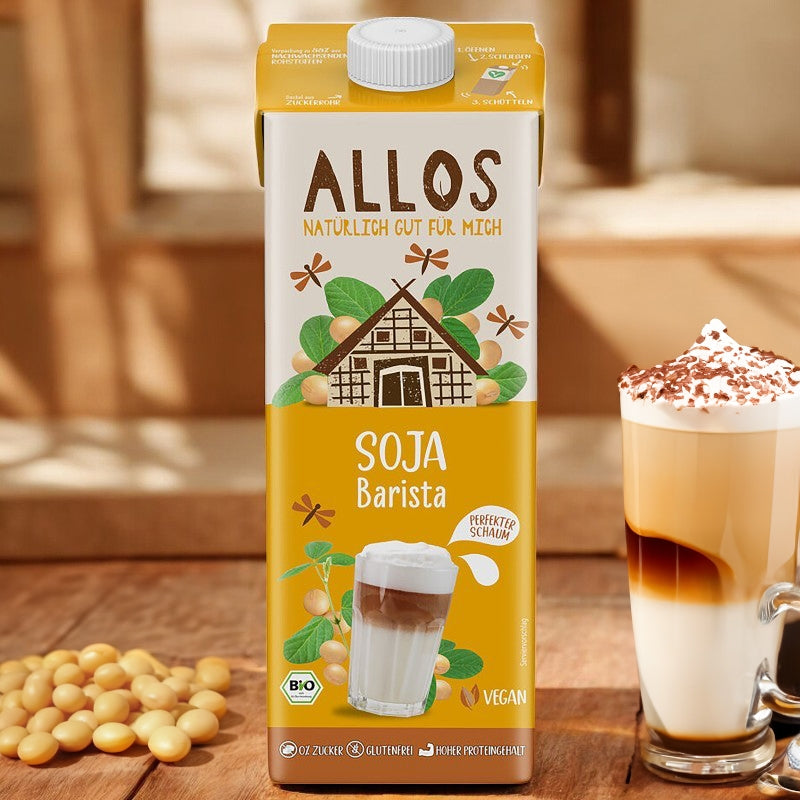 Bio-Barista-Sojagetränk – 1 l – Allos