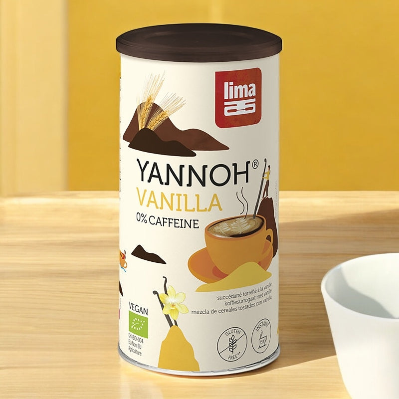 Boisson chaude à base de céréales torréfiées & vanille BIO - 150g - Lima