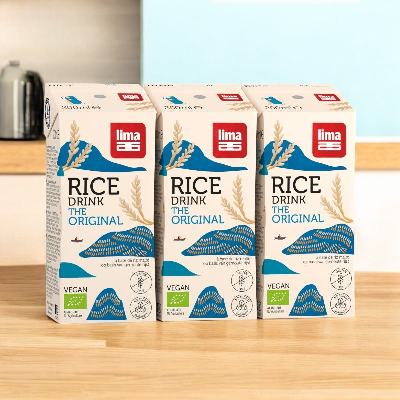 Bio-Reisgetränk Original – 3 x 200 ml – Lima