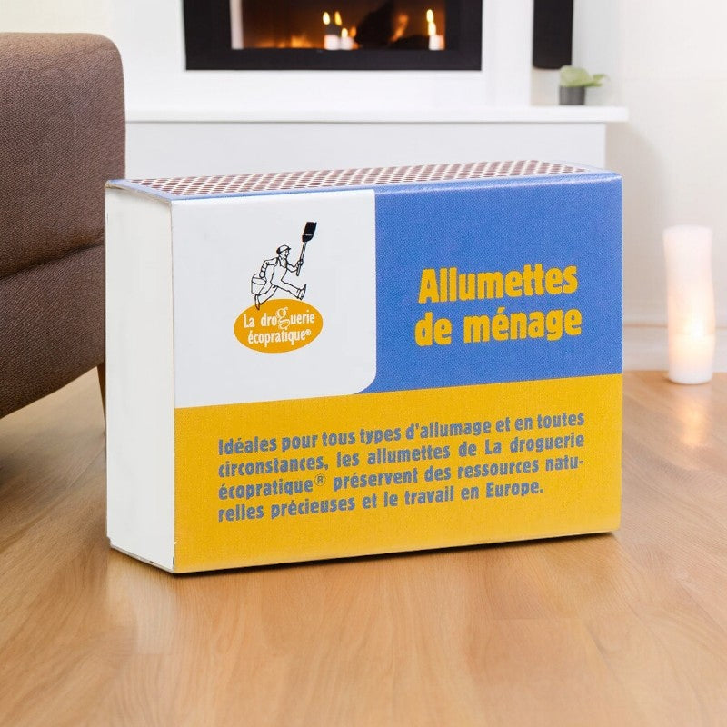 Boîtes 100 allumettes écologiques - 4 pièces - La droguerie écologique
