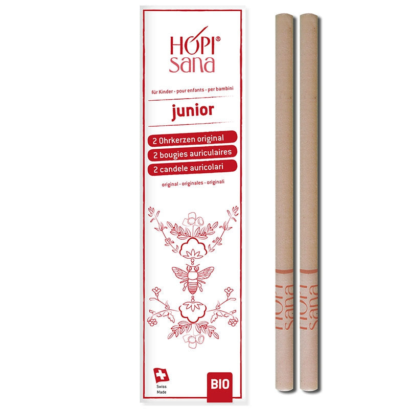 Bio-Ohrkerzen für Kinder mit roten Ohren – 2 Stück – HOPIsana