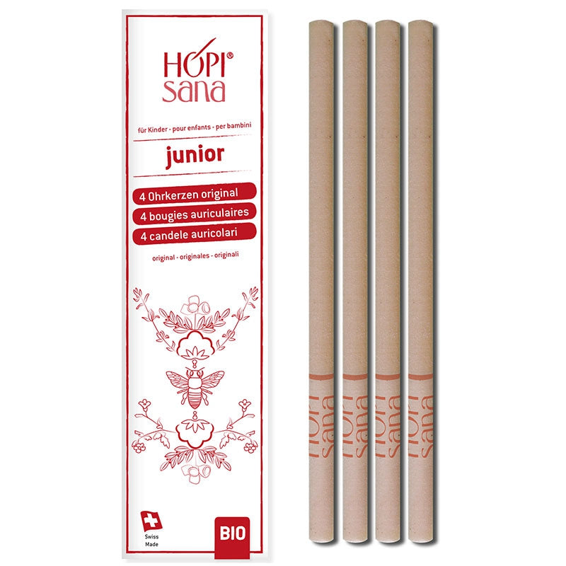 Bio-Ohrkerzen für Kinder mit roten Ohren – 4 Stück – HOPIsana
