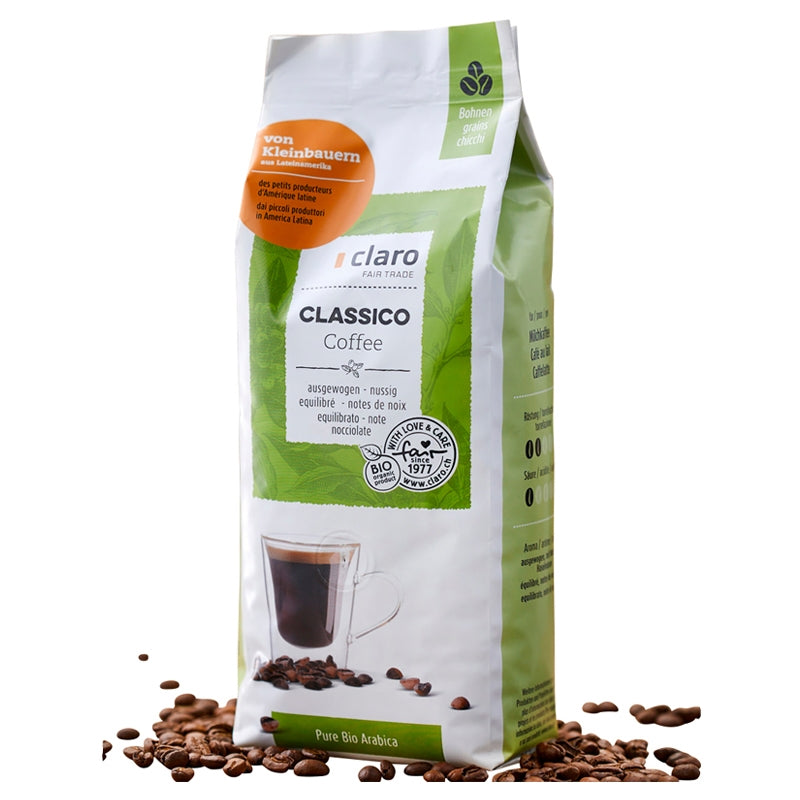 Classico Bio-Kaffeebohnen - 500 g - Claro