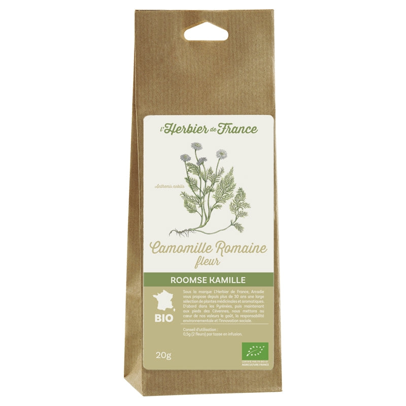 Bio-Römische Kamille – 20 g – L'Herbier de France