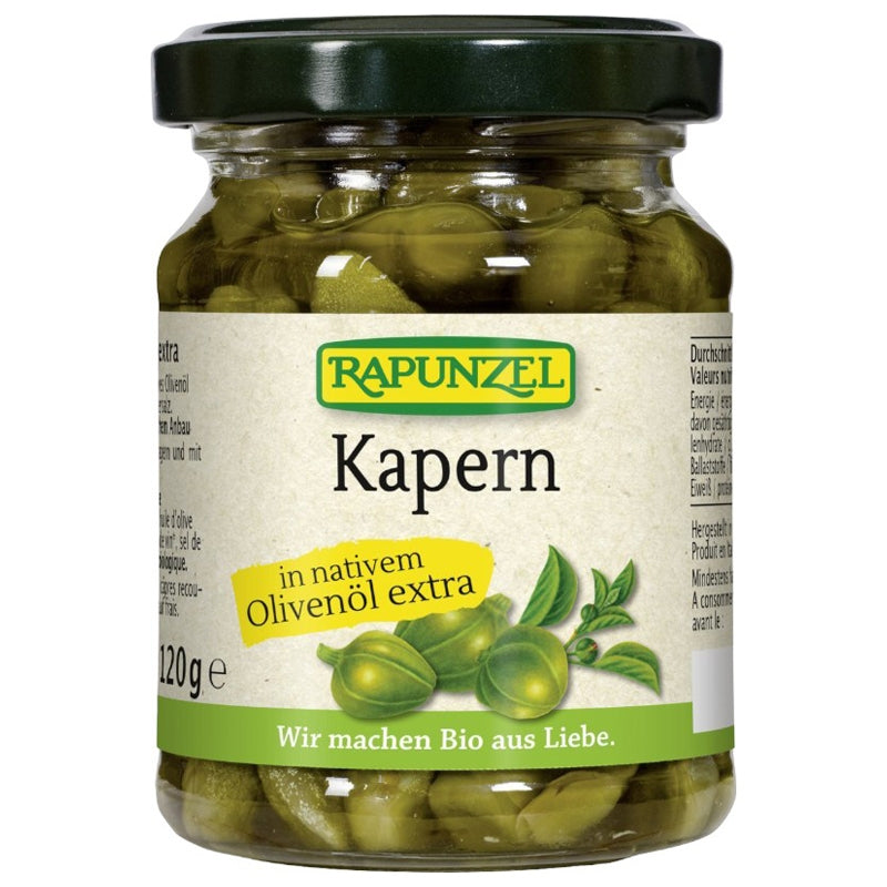 Câpres à l'huile d'olive BIO - 120g - Rapunzel