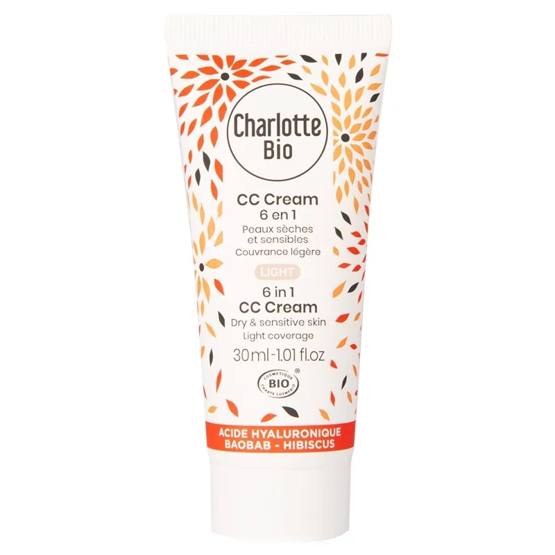 CC Cream 6 in 1 Light BIO - 30 ml - Charlotte Bio