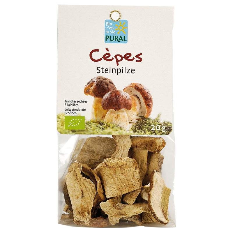 Bio-getrocknete Steinpilze - 20 g - Pural