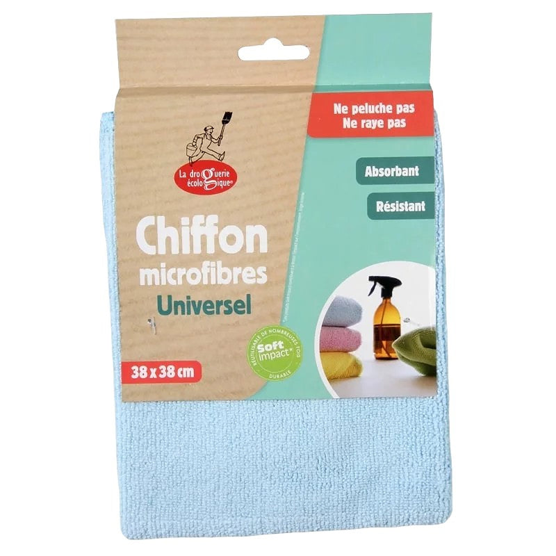 Universelles blaues Mikrofasertuch – Die umweltfreundliche Drogerie