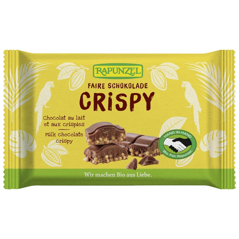 Milchschokolade & Bio-Crispies – 100g – Rapunzel