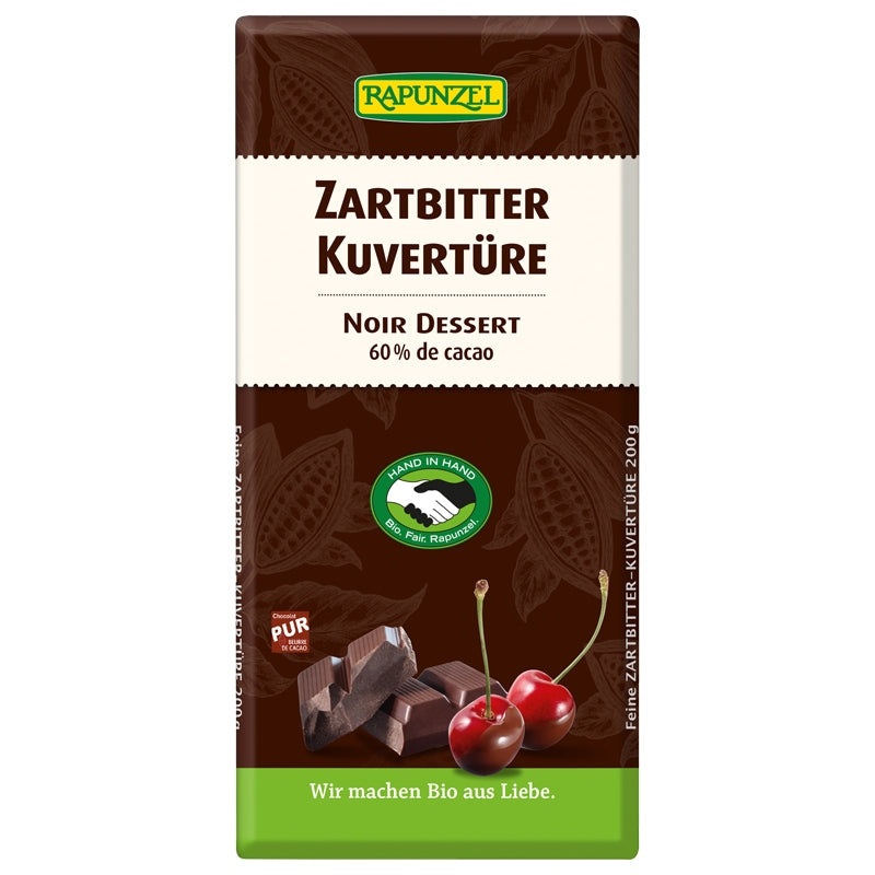 Chocolat noir dessert BIO - 200g - Rapunzel