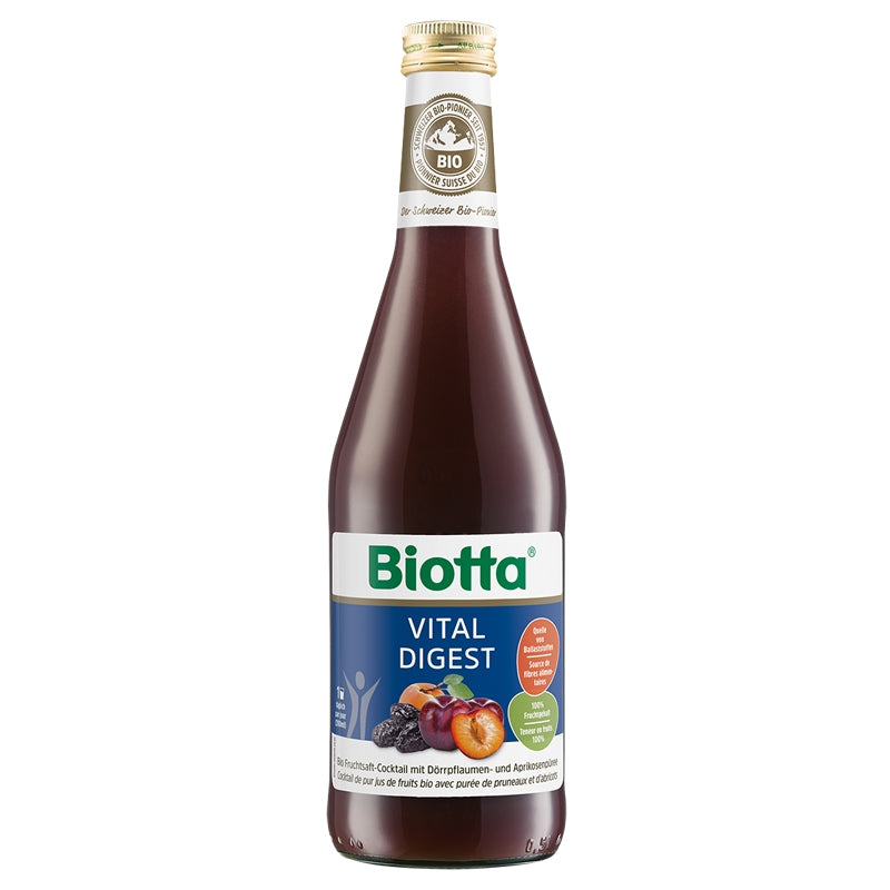 Bio-Fruchtsaftcocktail mit Pflaumen und Aprikosen – 500 ml – Biotta