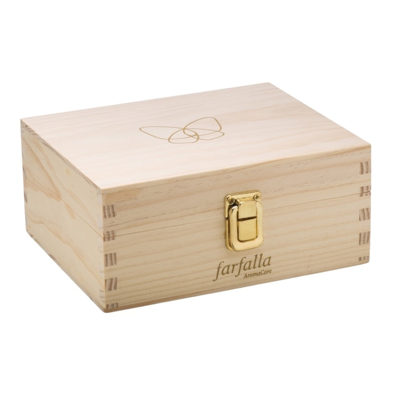 Coffret en bois pour 20 huiles essentielles - Farfalla