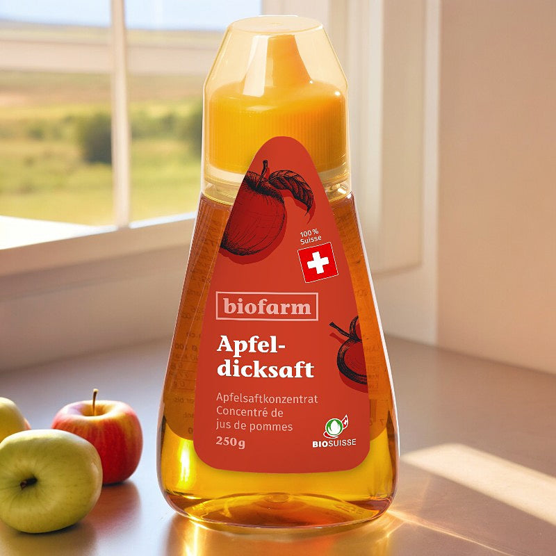 Bio-Apfelsaftkonzentrat aus der Schweiz – 250 g – Biofarm