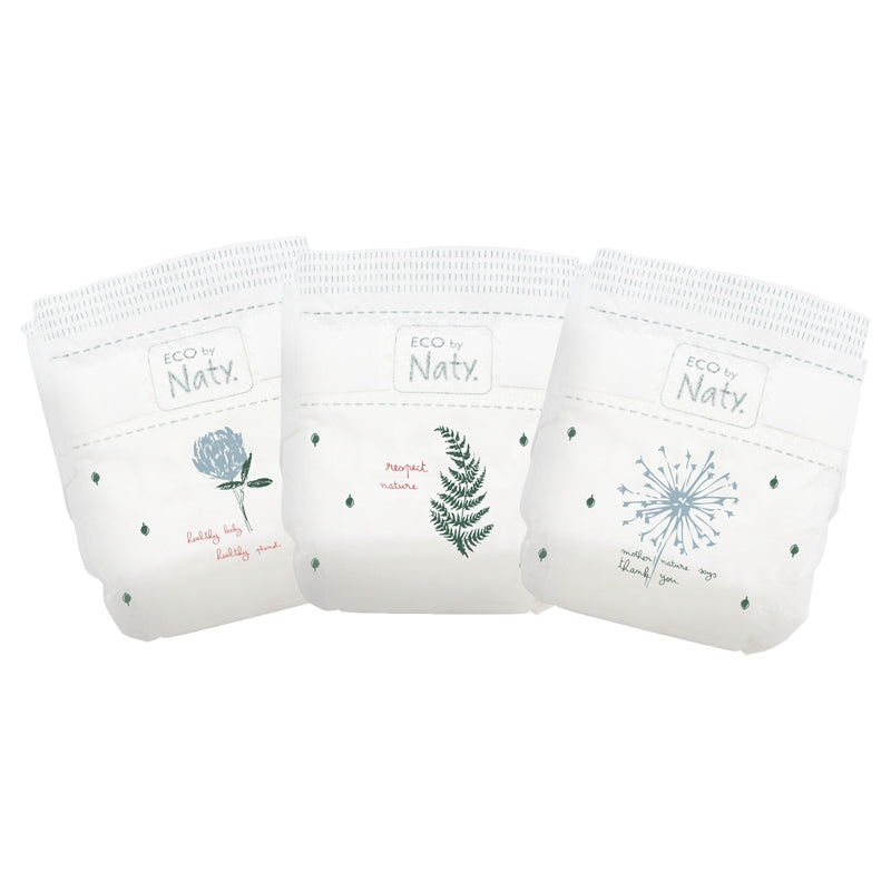 Umweltfreundliche Einwegwindeln, Größe 6 - 16+ kg - 17 Stück - Naty