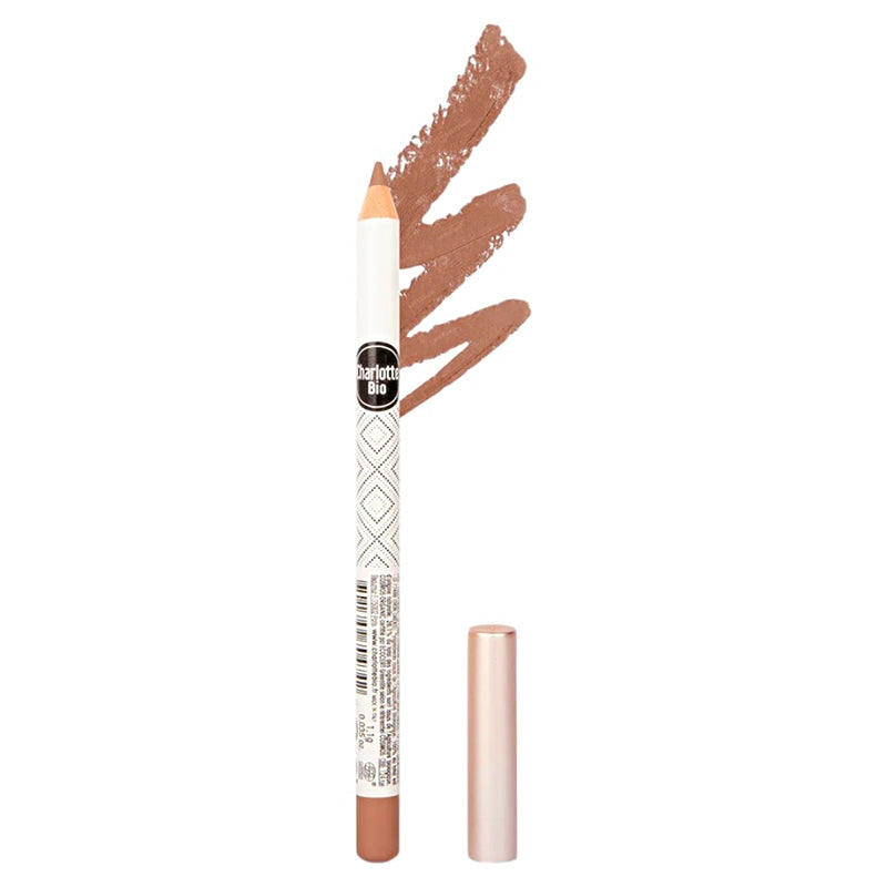 Crayon lèvres longue tenue nude brun BIO - 1.1g - Charlotte Bio