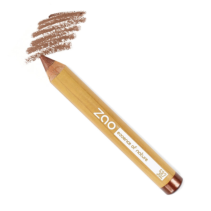 Jumbo-Augenstift, irisierendes Braun Nr. 582 BIO – 2,1 g – Zao