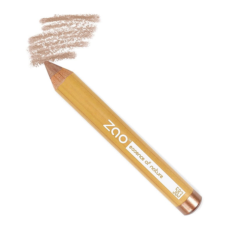 Jumbo-Augenstift, irisierendes Taupe, Nr. 583, Bio – 2,1 g – Zao