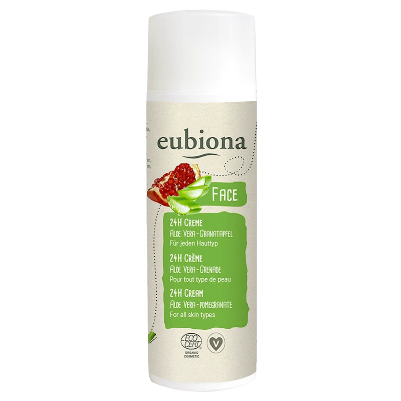 Crème 24H BIO aloe vera & grenade - 50ml - Eubiona