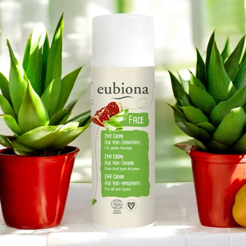 Crème 24H BIO aloe vera & grenade - 50ml - Eubiona