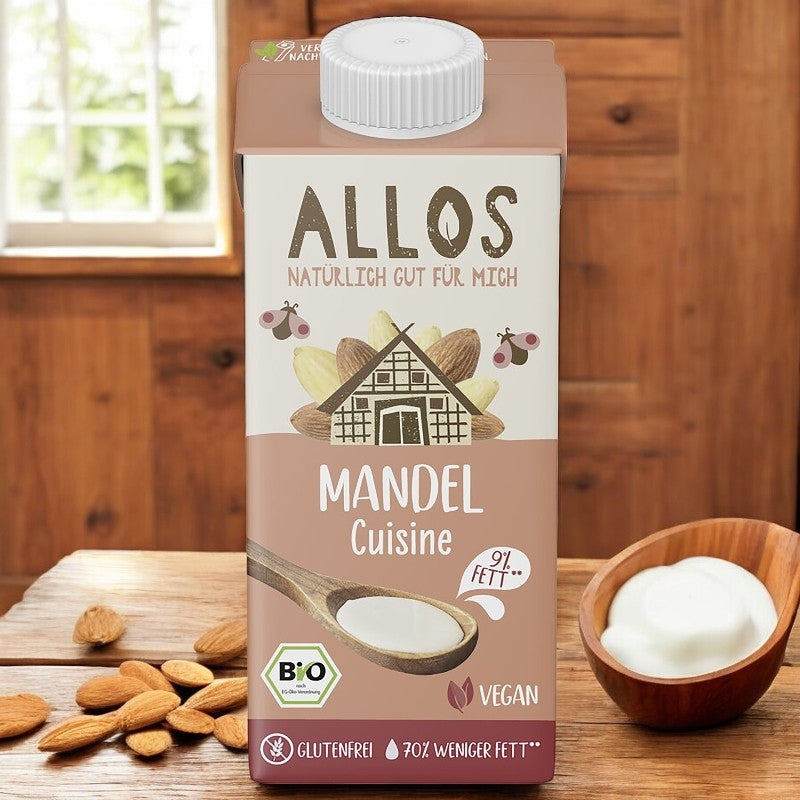 Bio-Mandel-Kochcreme – 200 ml – Allos